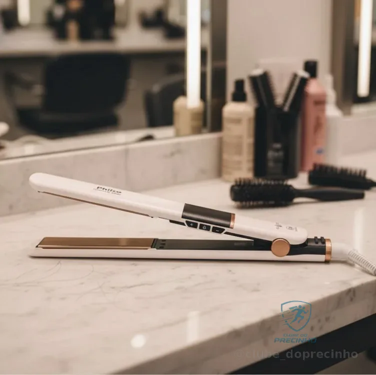 Prancha Display Digital Chrome Rose Ppr10 Philco Bivolt Bronze Rosa 127/220v