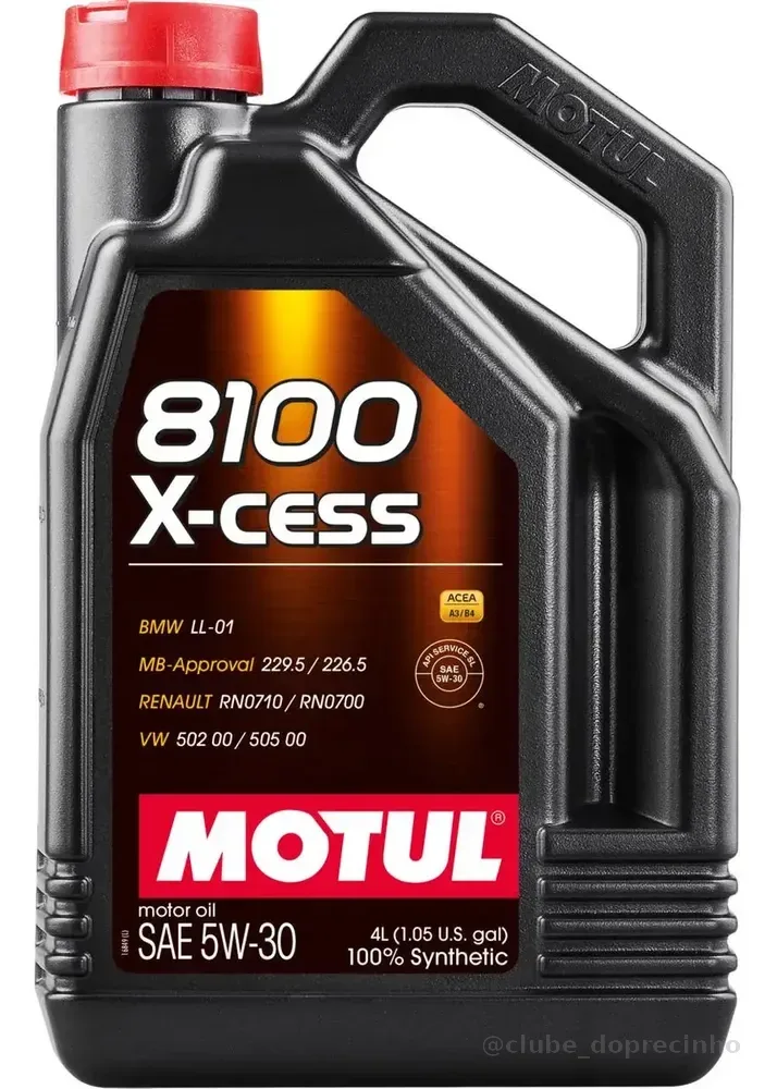 Óleo Para Motor De Carro Motul 8100 X-cess 5w-30 4l