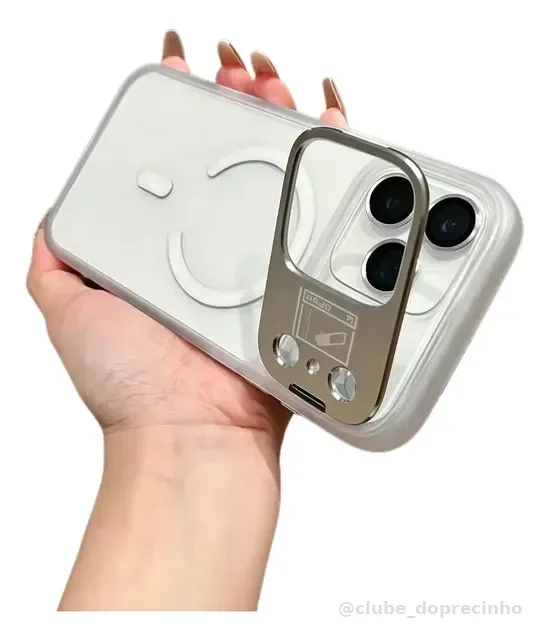 Capa Transparente Para Celular iPhone Case 18 17 Pro Max