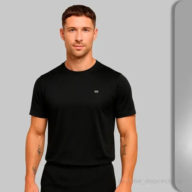 Camiseta Masculina Dryfit  Poliamida Ultra Leve