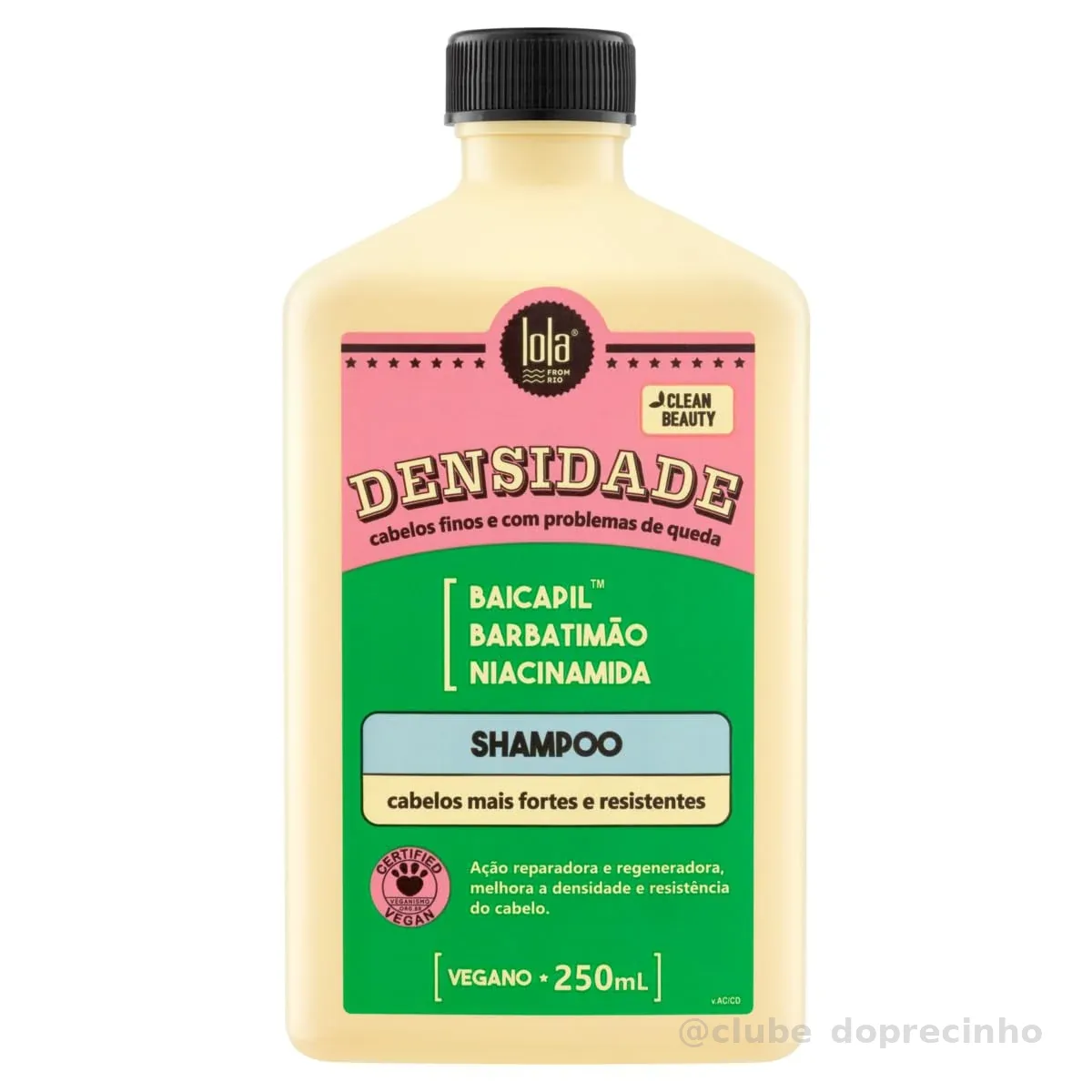 Densidade Shampoo 250ml , Lola Cosmetics