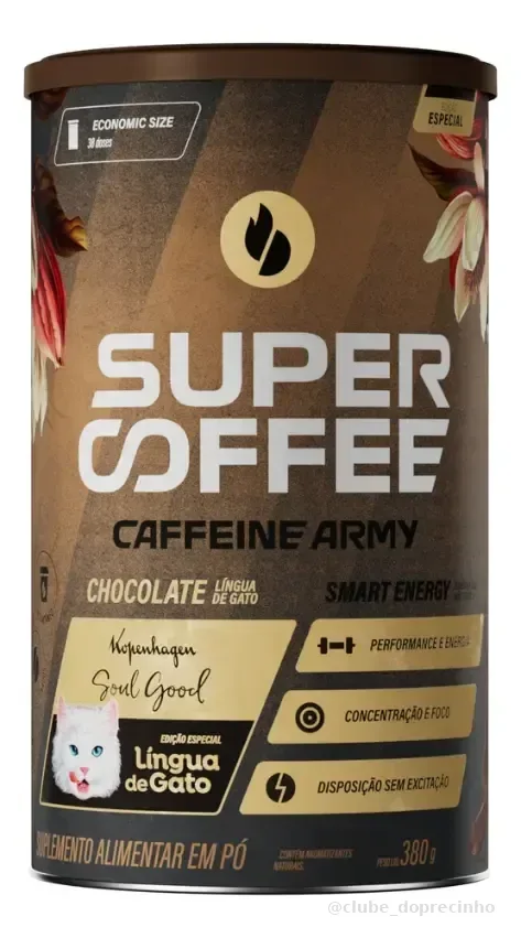 SuperCoffee Língua de Gato 380g Caffeine Army