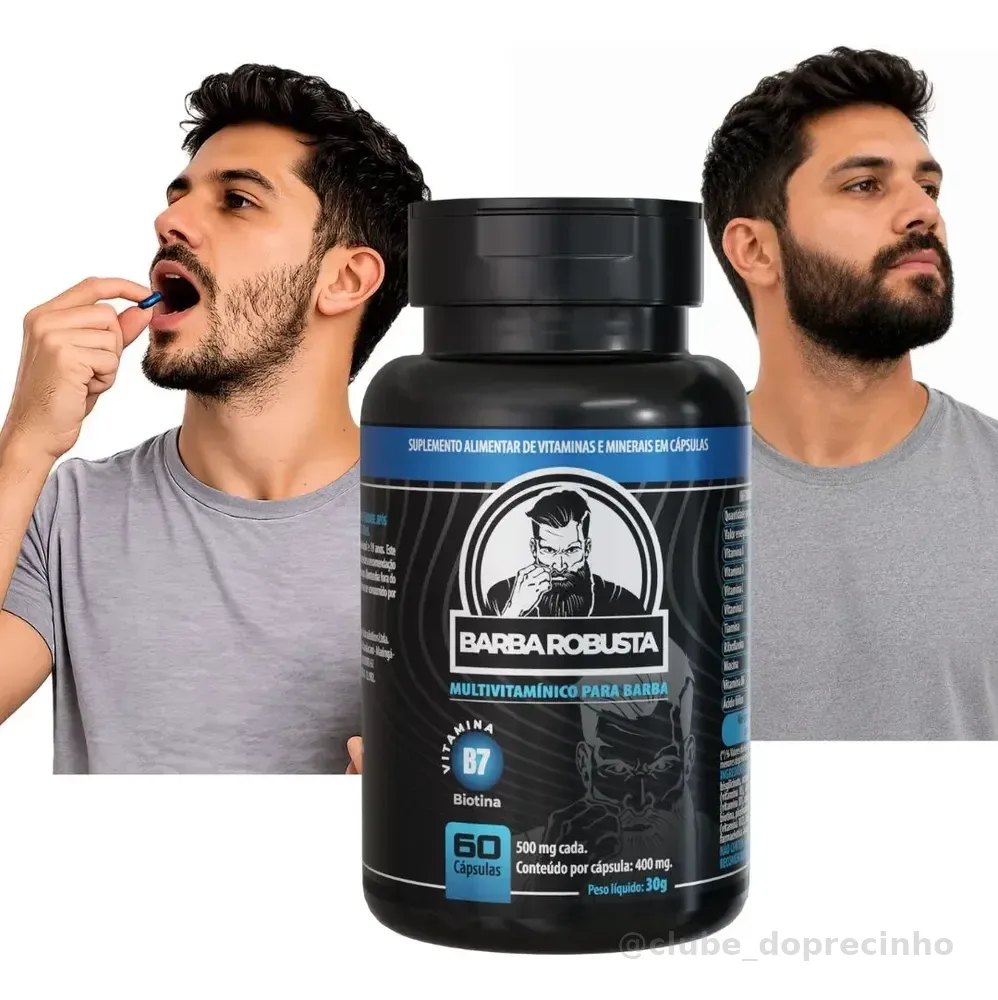 Vitamina Para Crescer Barba Falhada Acelera Crescimento Neutro