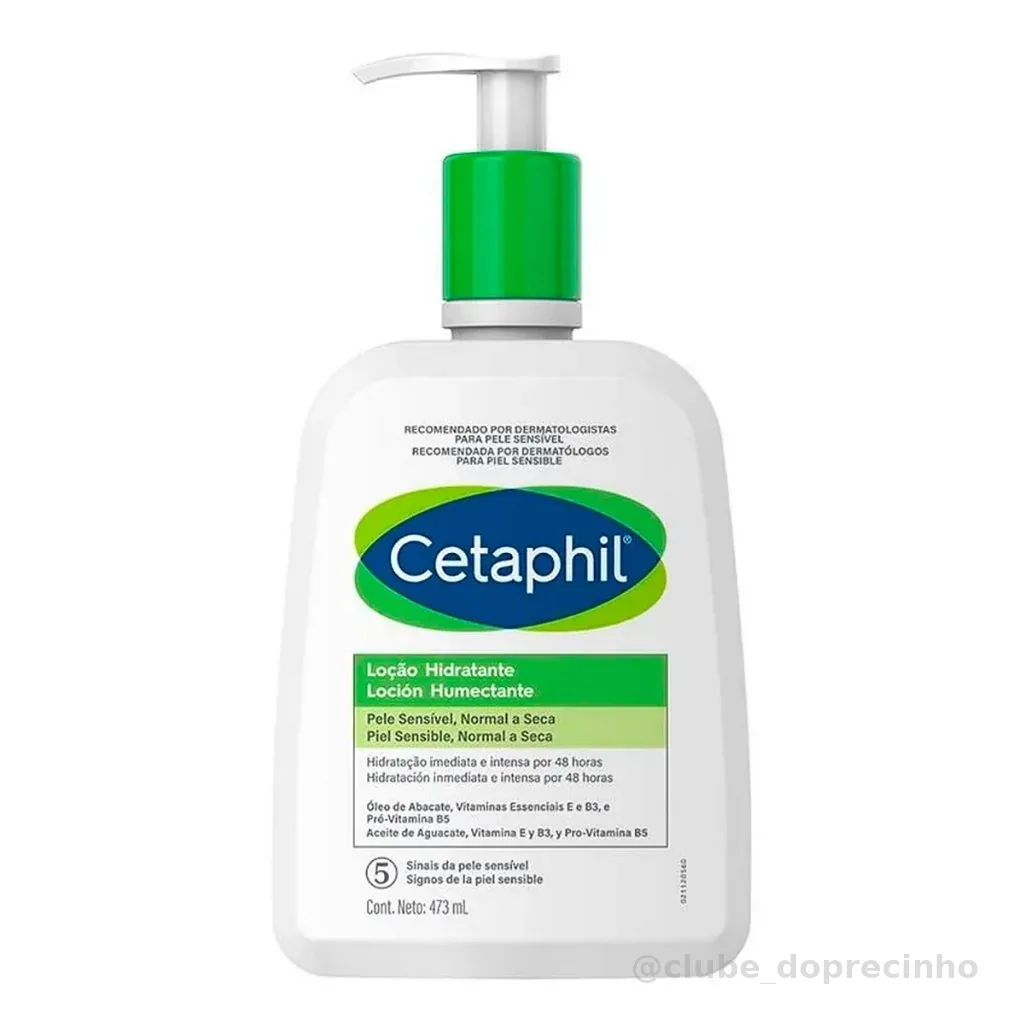 Cetaphil Loção Hidratante Galderma para Pele Normal a Seca 473ml