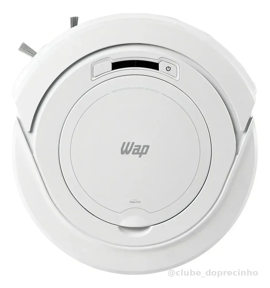 Robô Aspirador de Pó WAP ROBOT W90 PÉROLA Automático 3 em 1