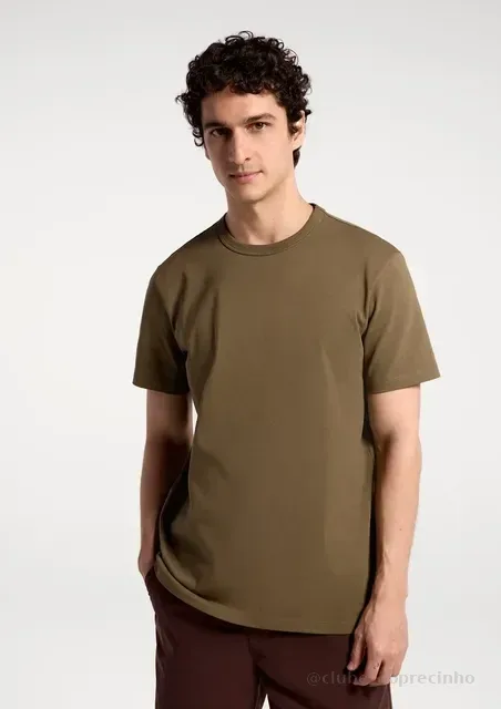 Camiseta Masculina Manga Curta Comfort Hering