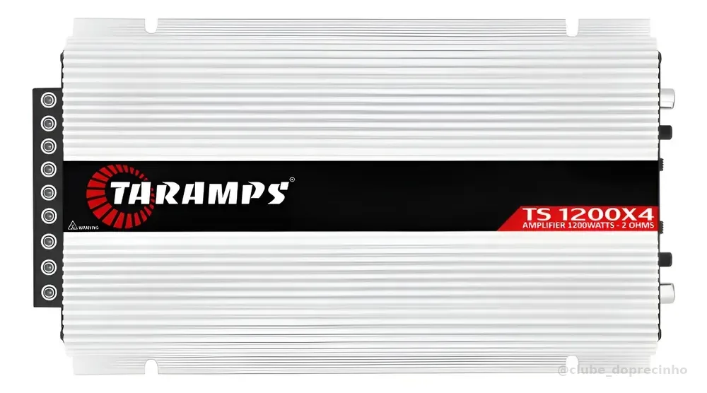 Modulo Amplificador Taramps Ts1200x4 1200 Rms 4 Canais 2 Ohm Branco