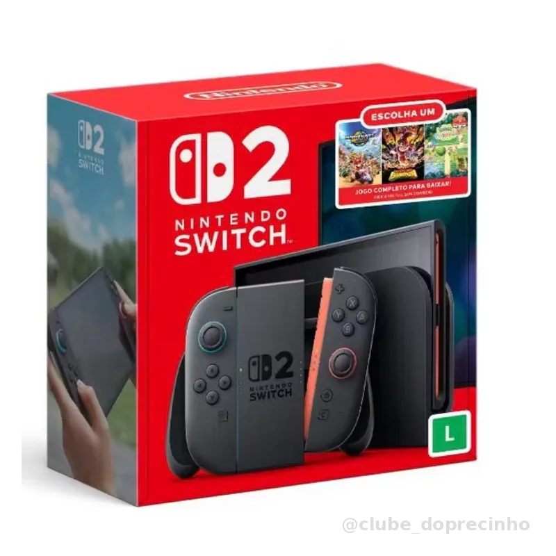 Nintendo Switch 2 lcd 256gb novo
