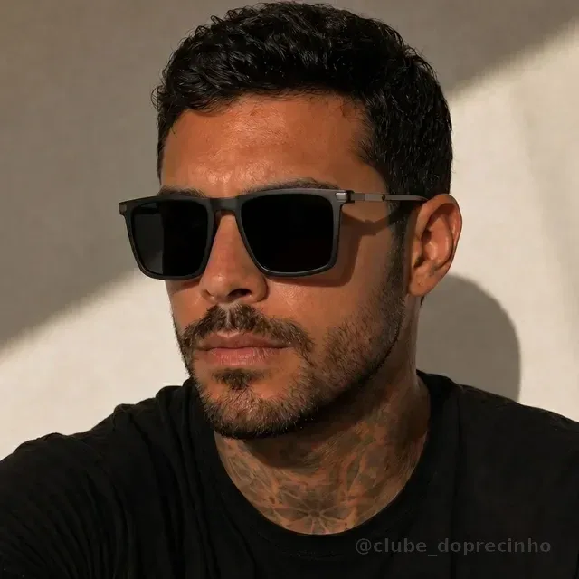 Óculos De Sol Uv400 Original Acetato Unissex Premium  + Case