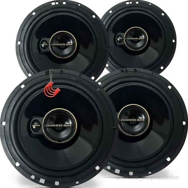 Kit 4 Alto Falante Som Automotivo Porta Dianteira E Traseira
