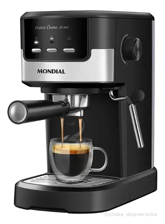 Cafeteira Espresso Mondial Dolce Crema 1200w C-21-e-cnp Preto