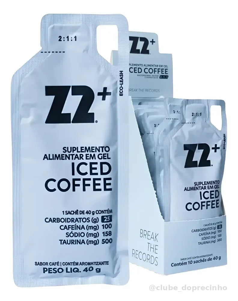 Energy Gel Z2+ Iced Coffee Box 10 Unidades Iced Coffee