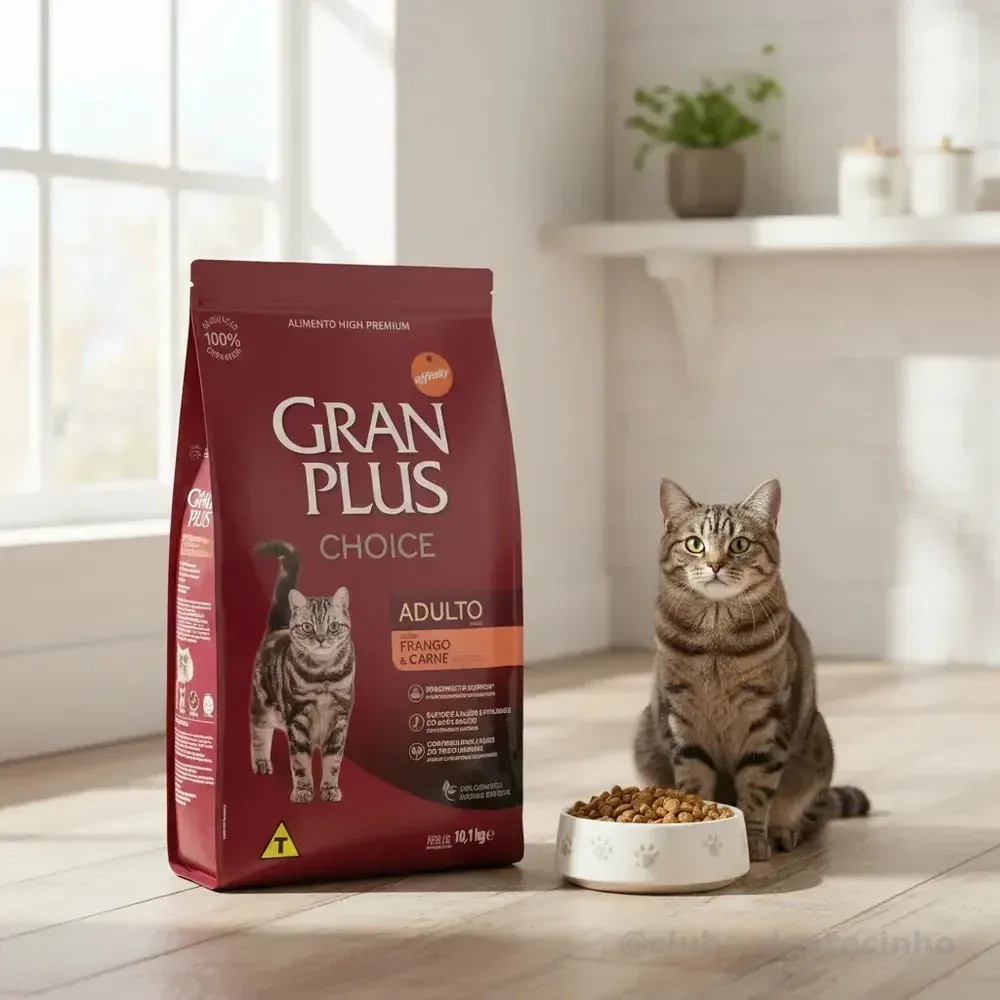 Ração Gran Plus Choice Gatos Adulto Frango E Carne 10,1kg,