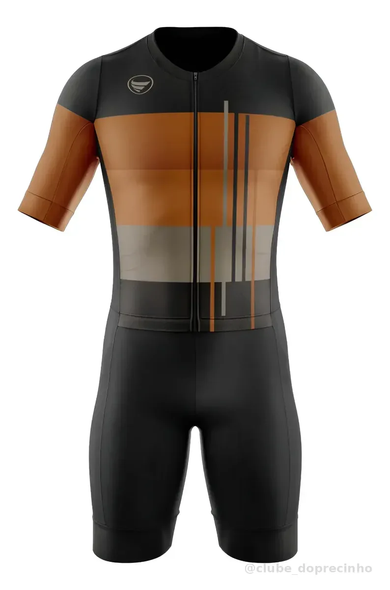 Macaquinho Triathlon Bike Corrida Unissex Reative Vezzo - P ao 3G