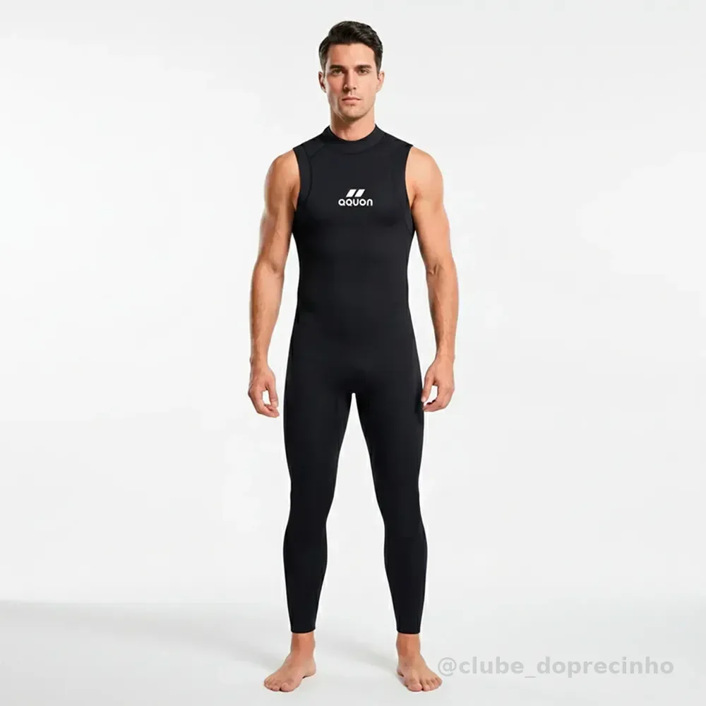 Long John Neoprene 3mm Natação E Triathlon Masculino Aquon Xl 3 Mm