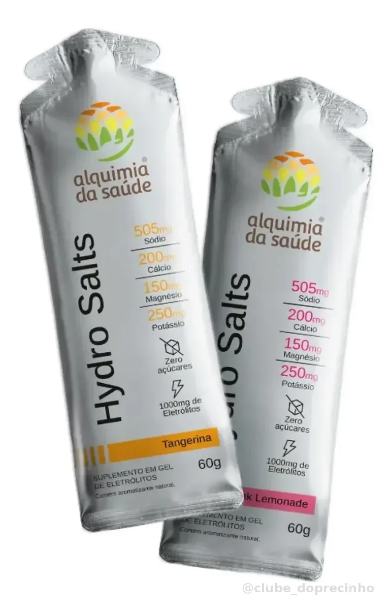 Eletrólitos Hydro Salts Alquimia Da Saúde Tangerina 10un Tangerina