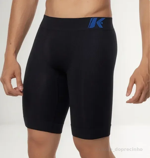 Bermuda Térmica Esportiva Corrida Masculina Sem Costura