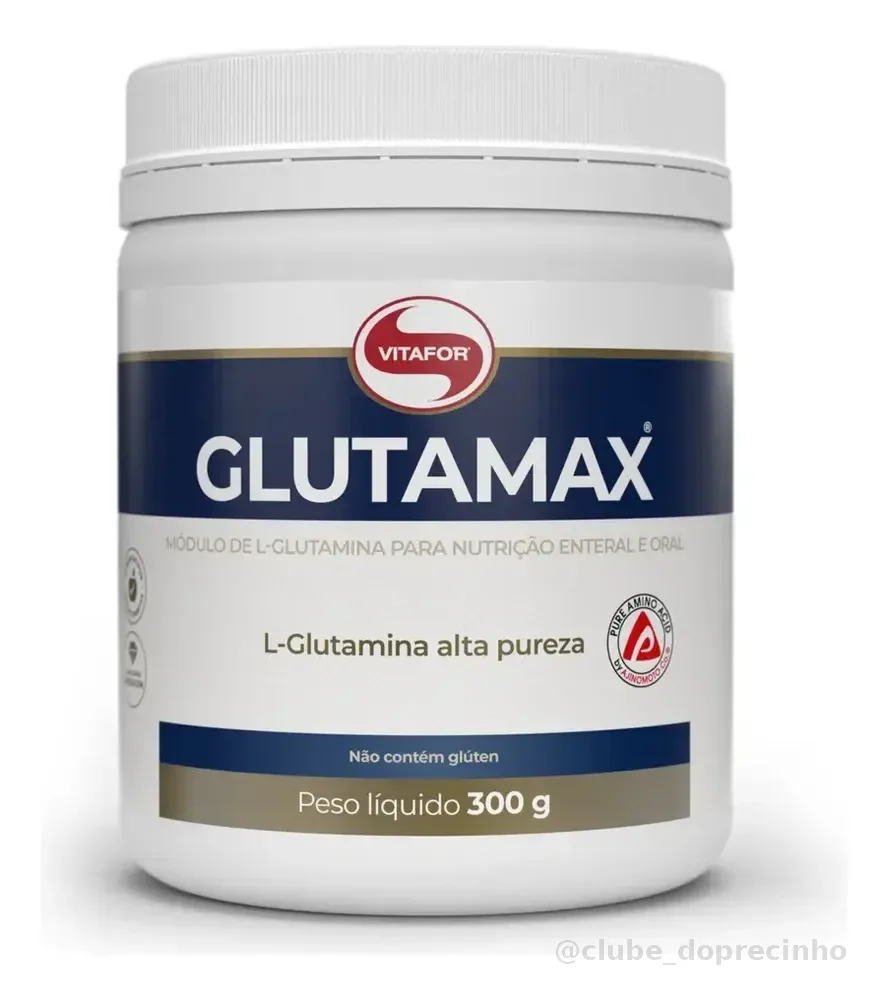 Suplemento Alimentar Em Pó Glutamax Sem Sabor 300g Vitafor