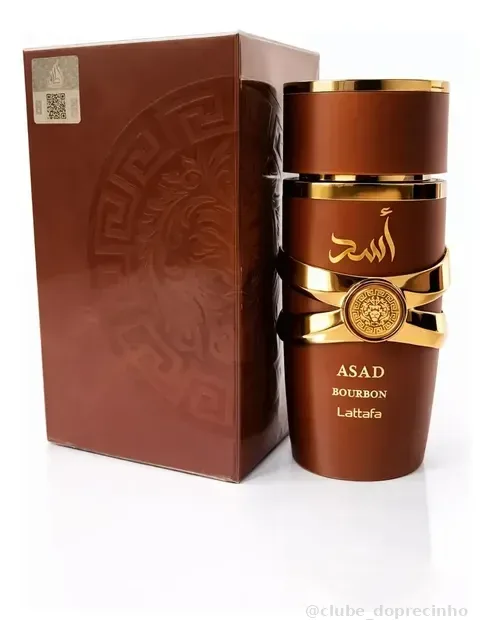 Perfume Árabe Asad Bourbon Lattafa Original