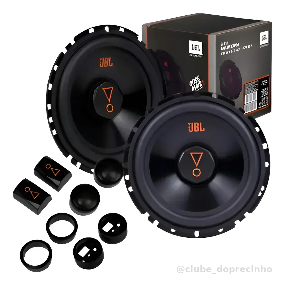 Kit Duas Vias Multi System 62vms80 Jbl 6 Pol Novo Modelo Preto