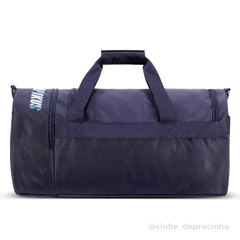 Mala Bolsa De Academia Mochila Fitness Gym Bag Sm - Olympikus Azul Escuro