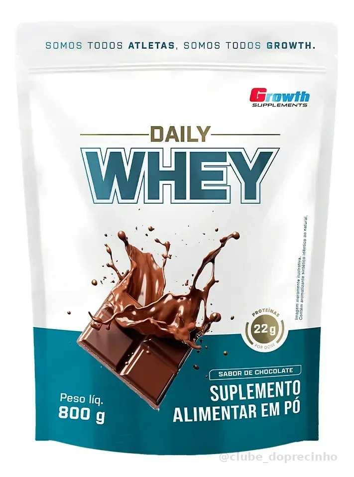 Daily Whey Protein 800g Growth Supplements Chocolate