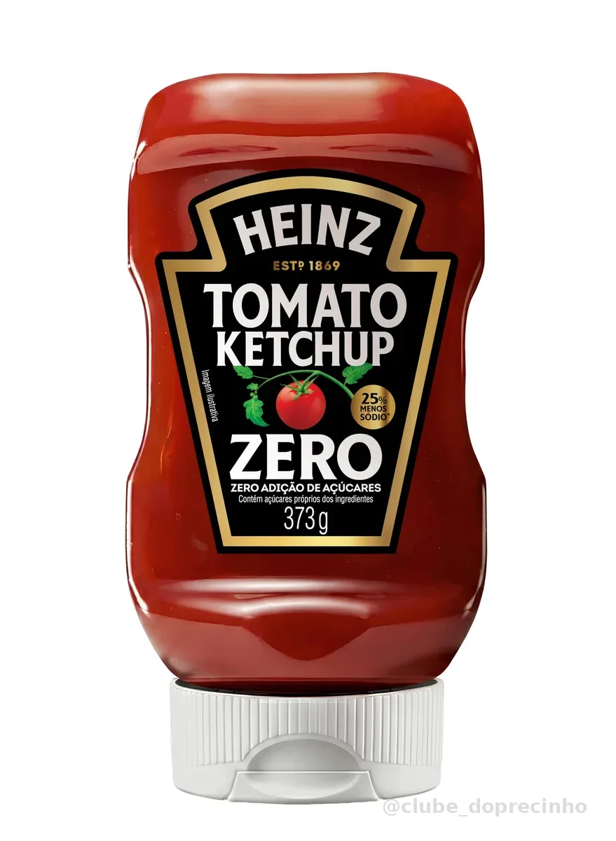 Heinz Ketchup Zero Açúcar 373g