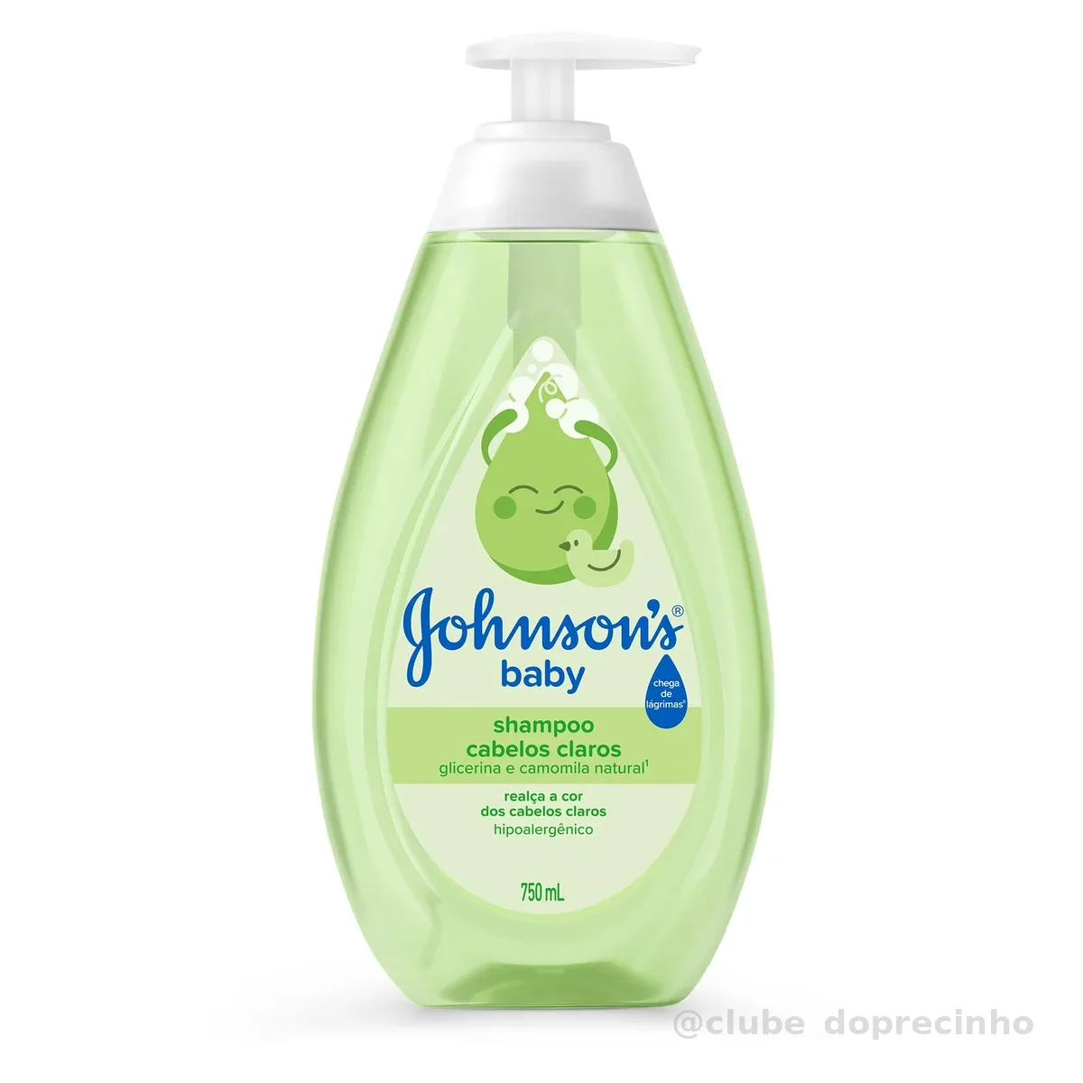 Johnson's Baby Shampoo Para Bebê Para Cabelos Claros, 750ml