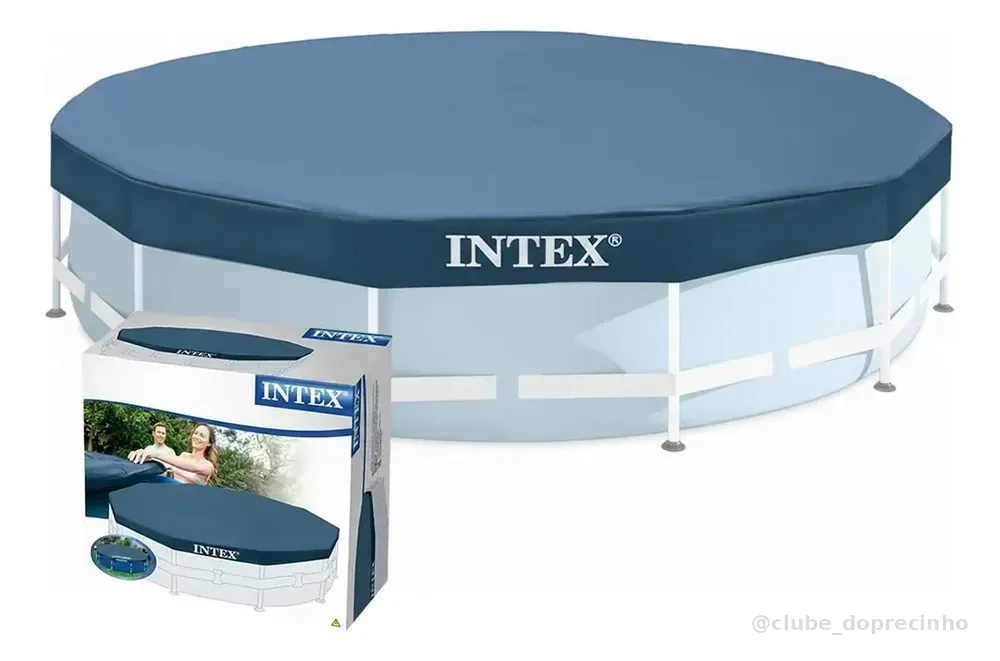 Capa De Proteção 366 Cm Piscina Estrutural E Inflável Intex Azul