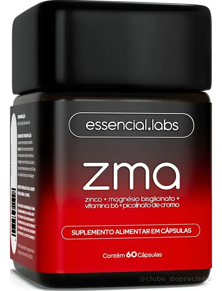 ZMA ULTRA 1000mg - Fórmula Exclusiva Precursor Testo - 60 Cápsulas