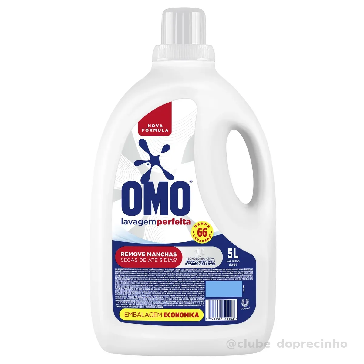 OMO Lavagem Perfeita - Sabão Líquido 5L