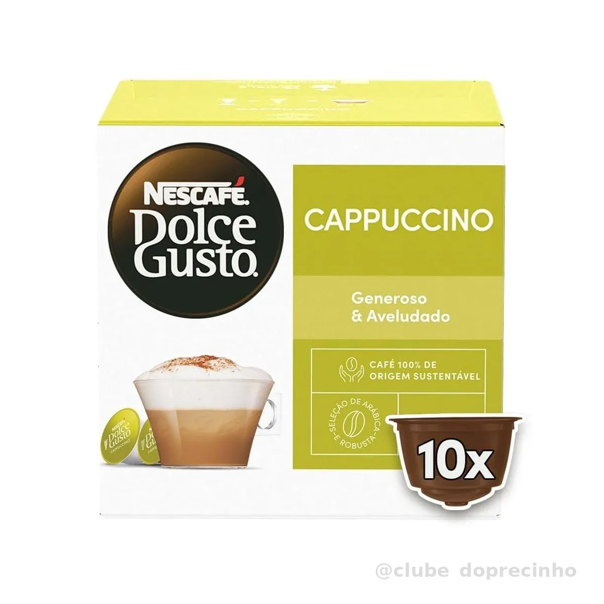 NESCAFÉ DOLCE GUSTO Café em Cápsula Cappuccino 10 Cápsulas