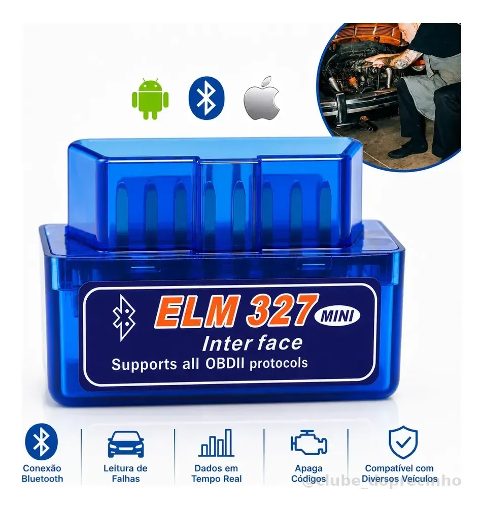 Scanner Automotivo Bluetooth Obd2 Android - Pronta Entrega