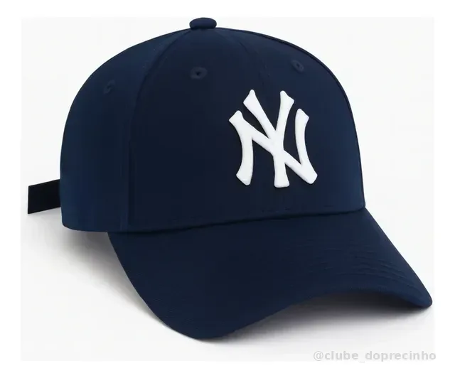 Boné Ny New York Yankees Unissex Blogueira Fitão Regulável