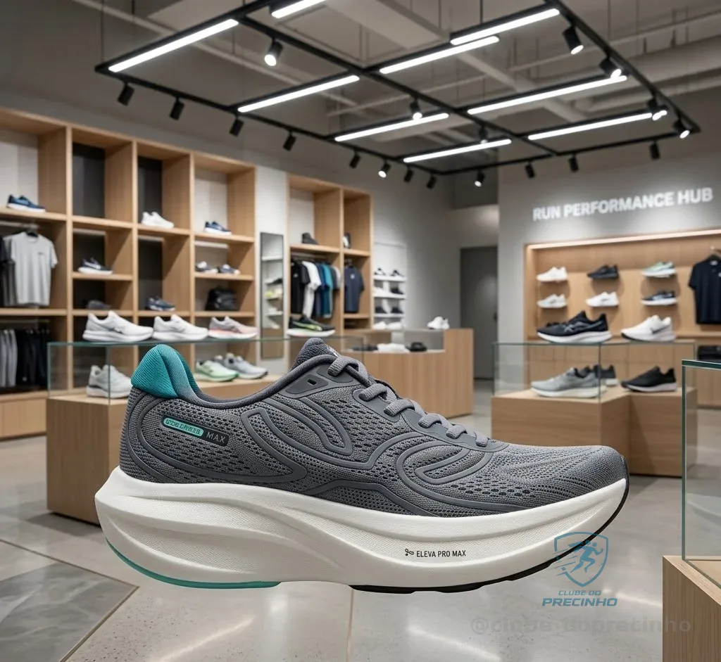 Tênis Olympikus Corre Max Cinza E Preto Cinza