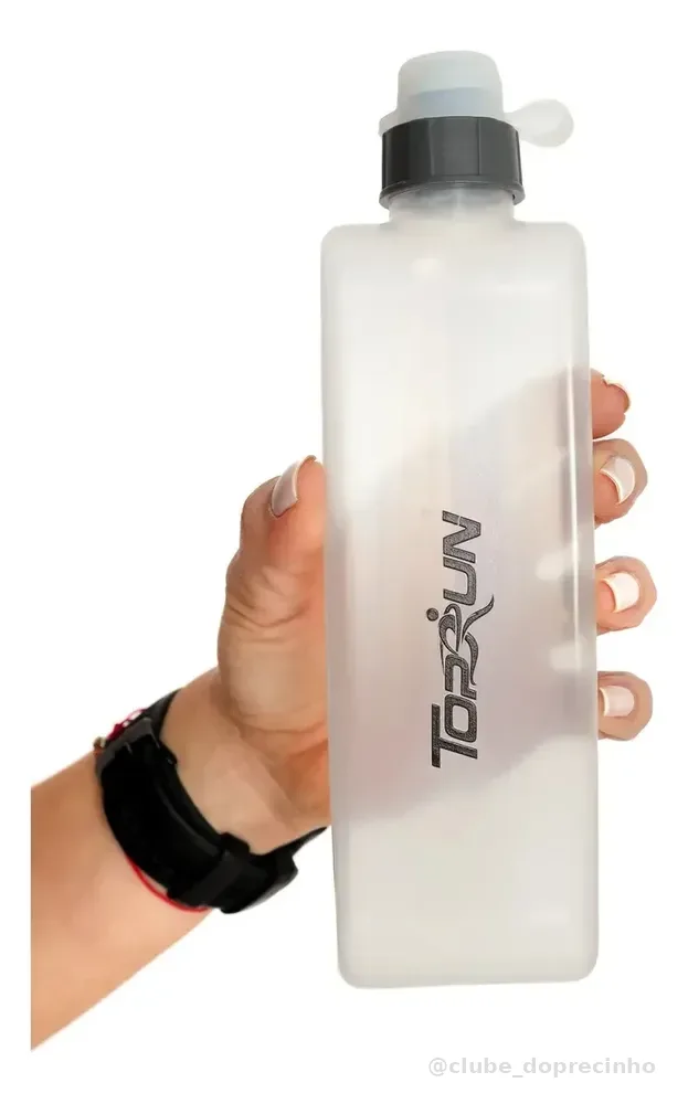 Garrafa Squeeze Agua Gelada Bpa Free Cor Garrafinha Curva Garrafinha Squeeze