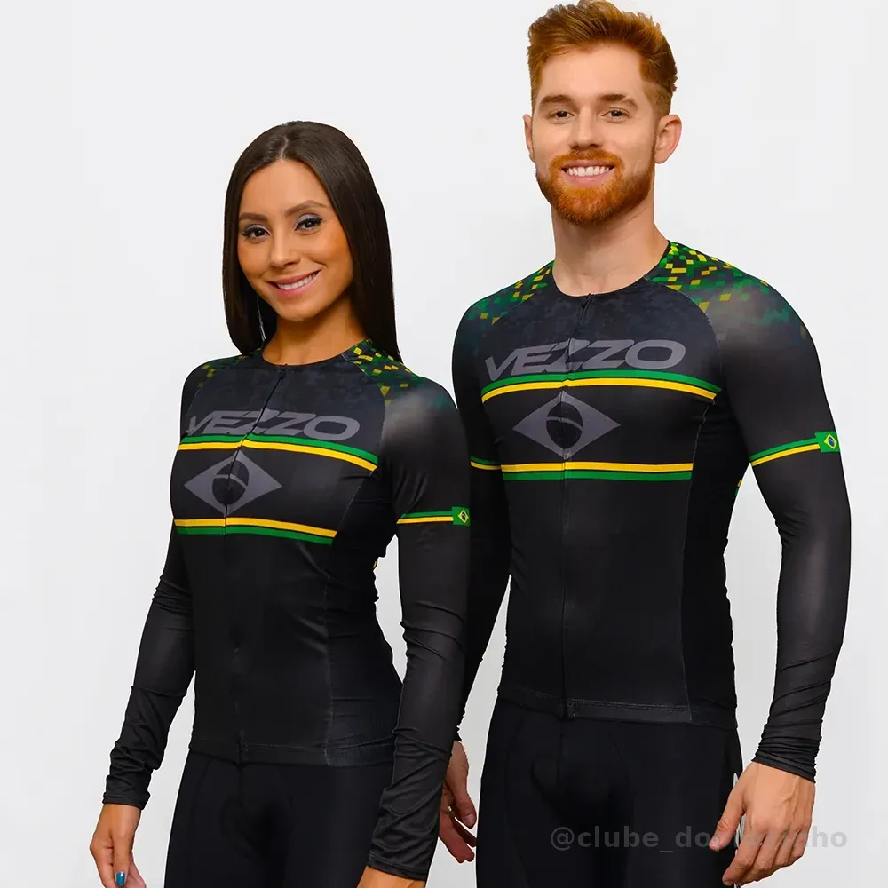 Camisa Manga Longa Ciclismo Vezzo Elite Unissex - PP ao 3G