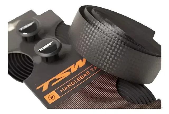 Par Fitas Guidão Bicicleta Speed Grip Tipo Carbono Tsw Slim