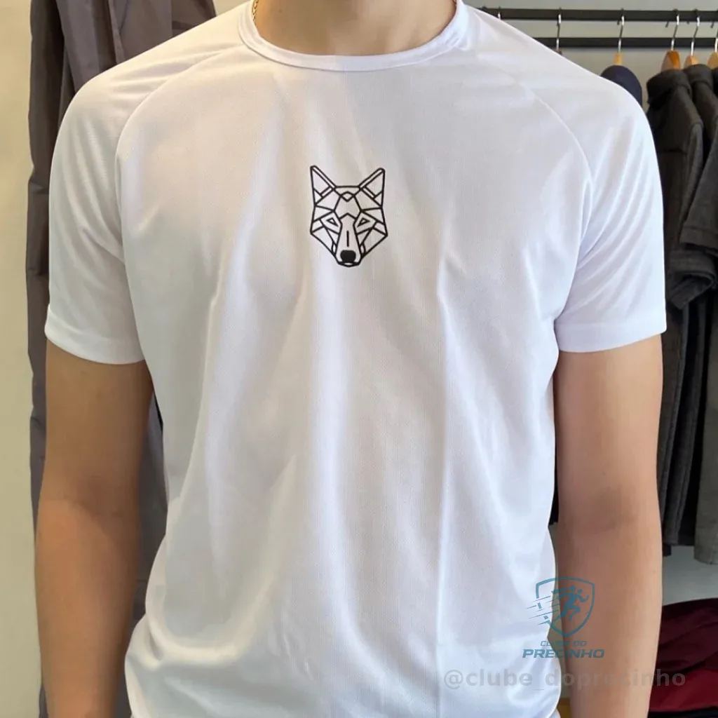 Camiseta Dry Perfomance Lobo Geométrico Alpha