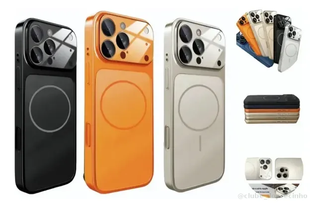 Capa Capinha Compatível Com iPhone 17 16 15 14 13 Pro Max