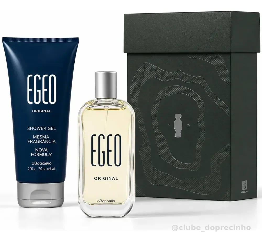 Kit Presente Egeo Original Colônia 100ml + Shower Gel 200g