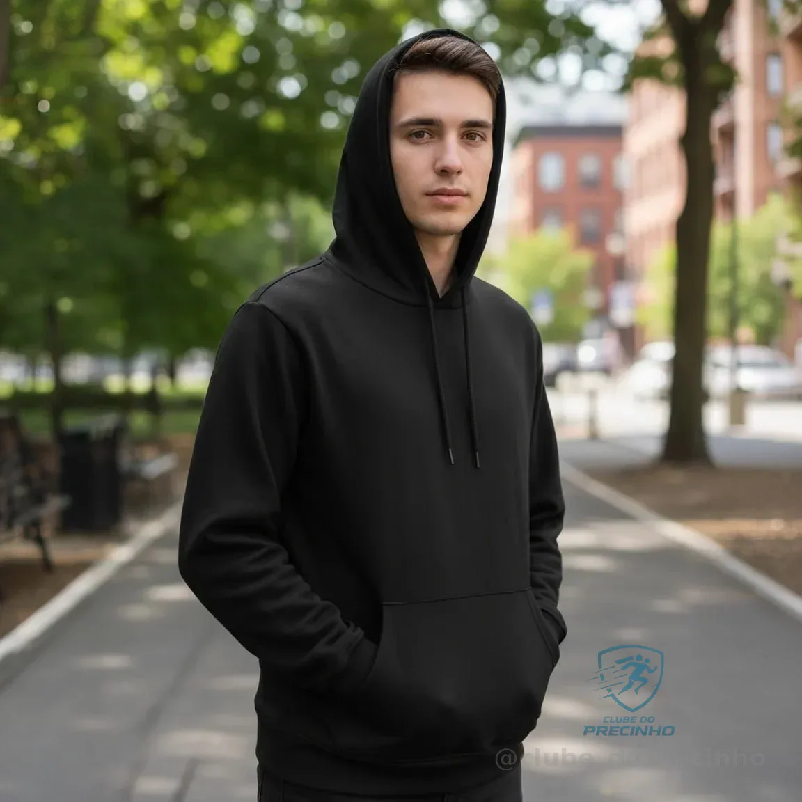 Blusa Moletom Canguru Liso Básico Premium Várias Cores