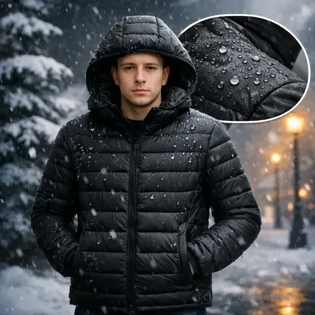 Jaqueta Puffer Masculina Bobojaco Impermeável Inverno Frio