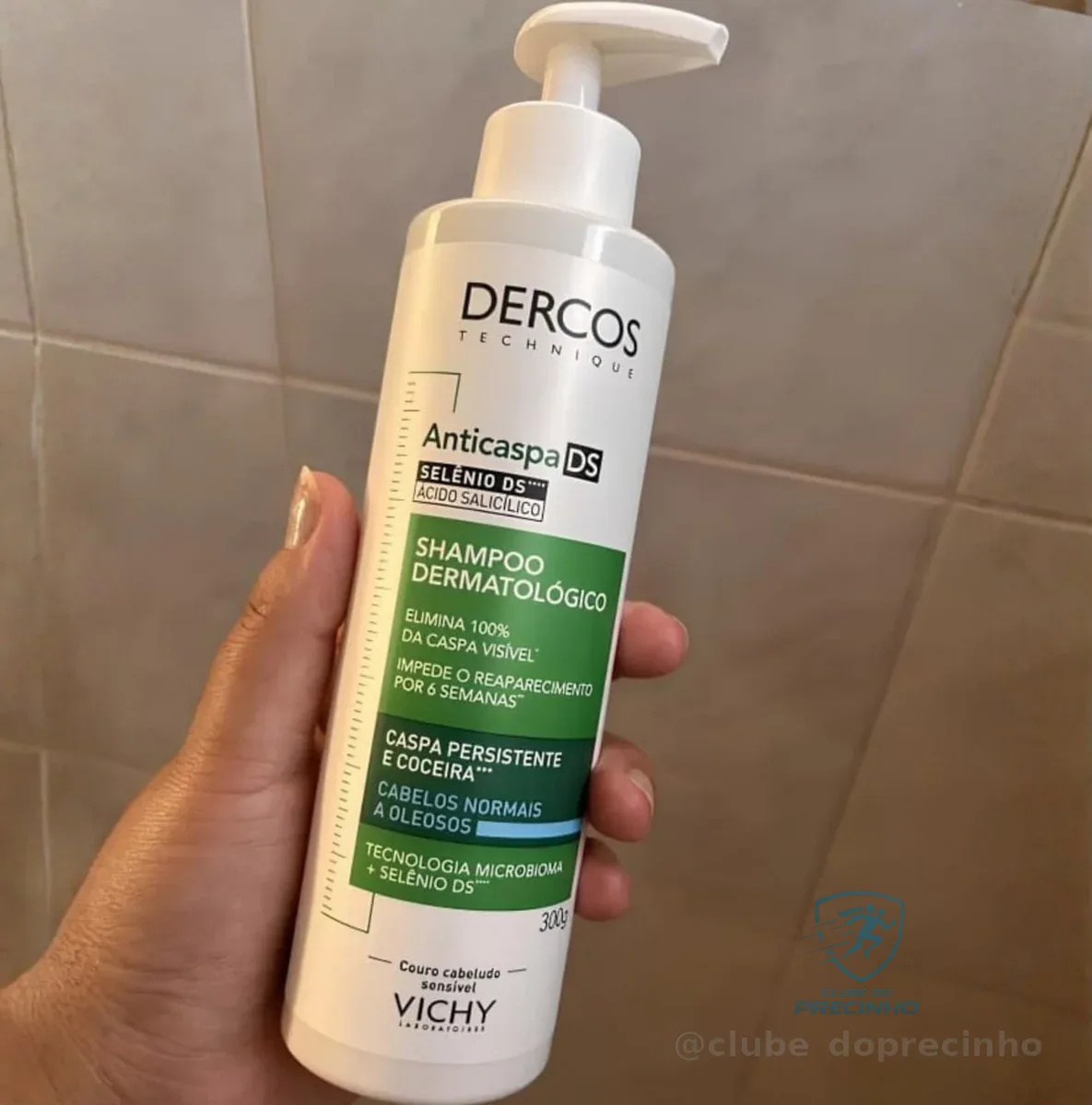 Vichy, Dercos Shampoo Anticaspa Intensivo para Cabelos Secos