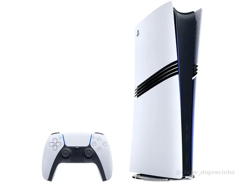 Console PlayStation 5 Pro Sony, SSD 2TB, Com Controle Sem Fio DualSense, Branco - 1000046552