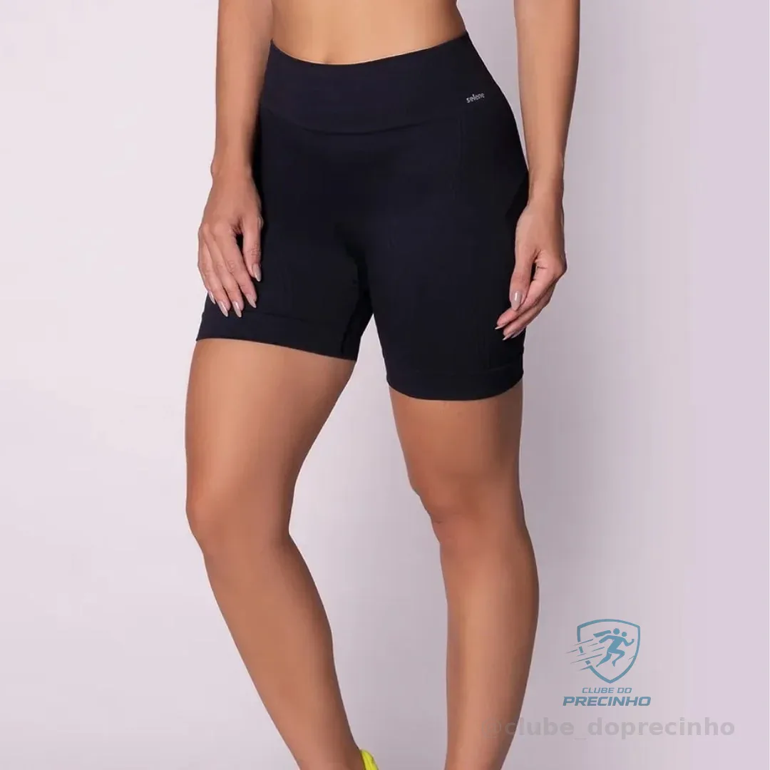 Short Fitness Sport Sem Costura Academia Corrida Selene