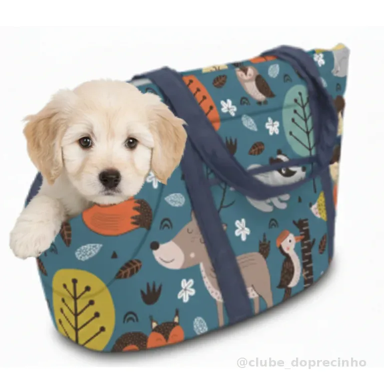 Bolsa de Transporte para Pet Caes e Gatos Passeio