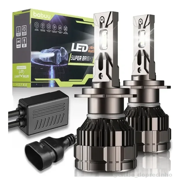 Par Lampada Ultra Led H7 H11 Hb3 Hb4 40000lm 300w Canbus