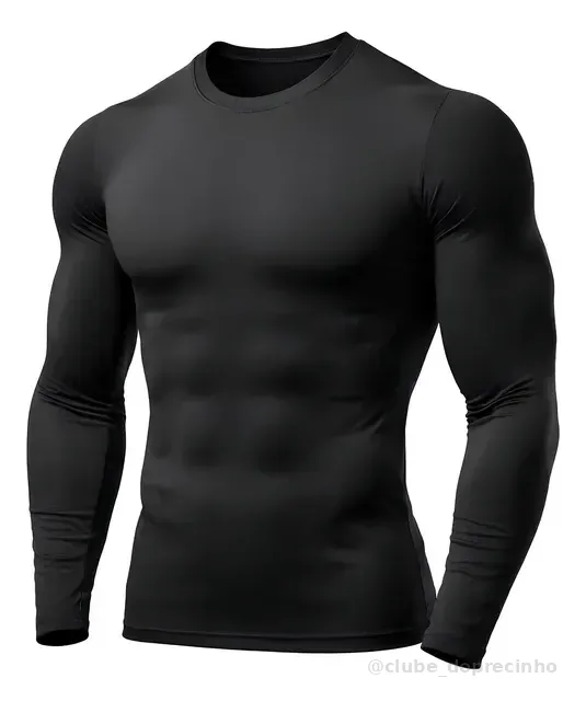 Camisa Térmica Segunda Pele Uv50+ Dry Fit Proteção Solar
