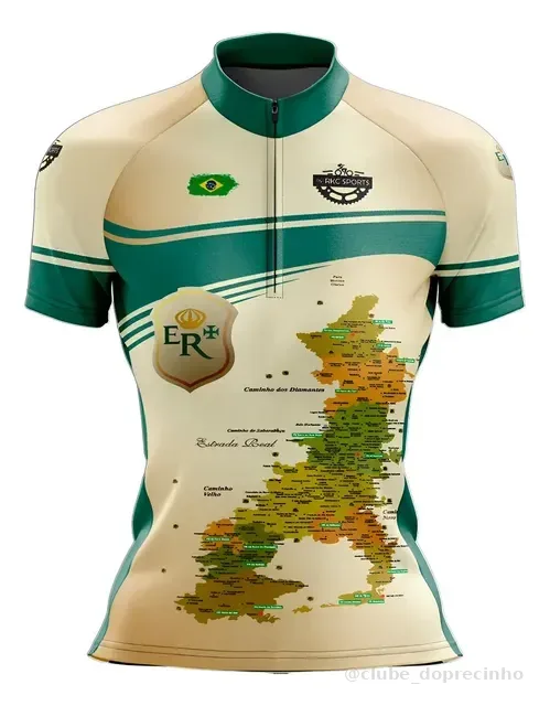 Camiseta Ciclismo Feminina Uv+50 Rkc Sports Estrada Real